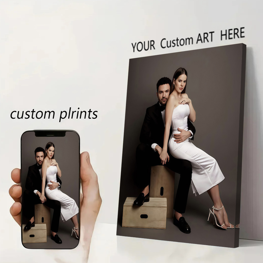 Custom Print Canvas Poster Ani - Home Textiles Usa recension och pris