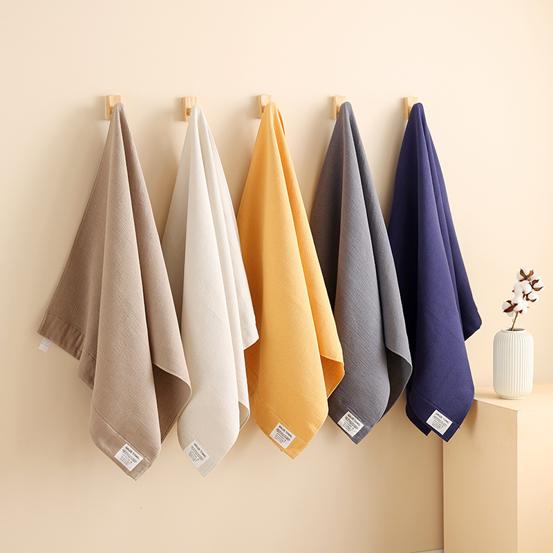 2/5Pcs Cotton Bath Towels Set  - Home Textiles Face Towel recension och pris