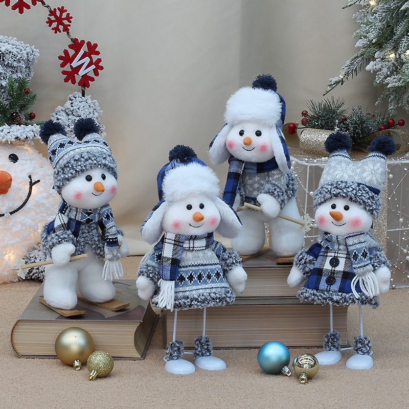 Premium Christmas Blue Fabric  - Home Textiles Premium recension och pris
