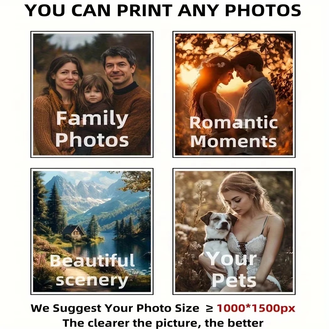 Personalized Photo Canvas, Cus - Home Textiles Usa recension och pris